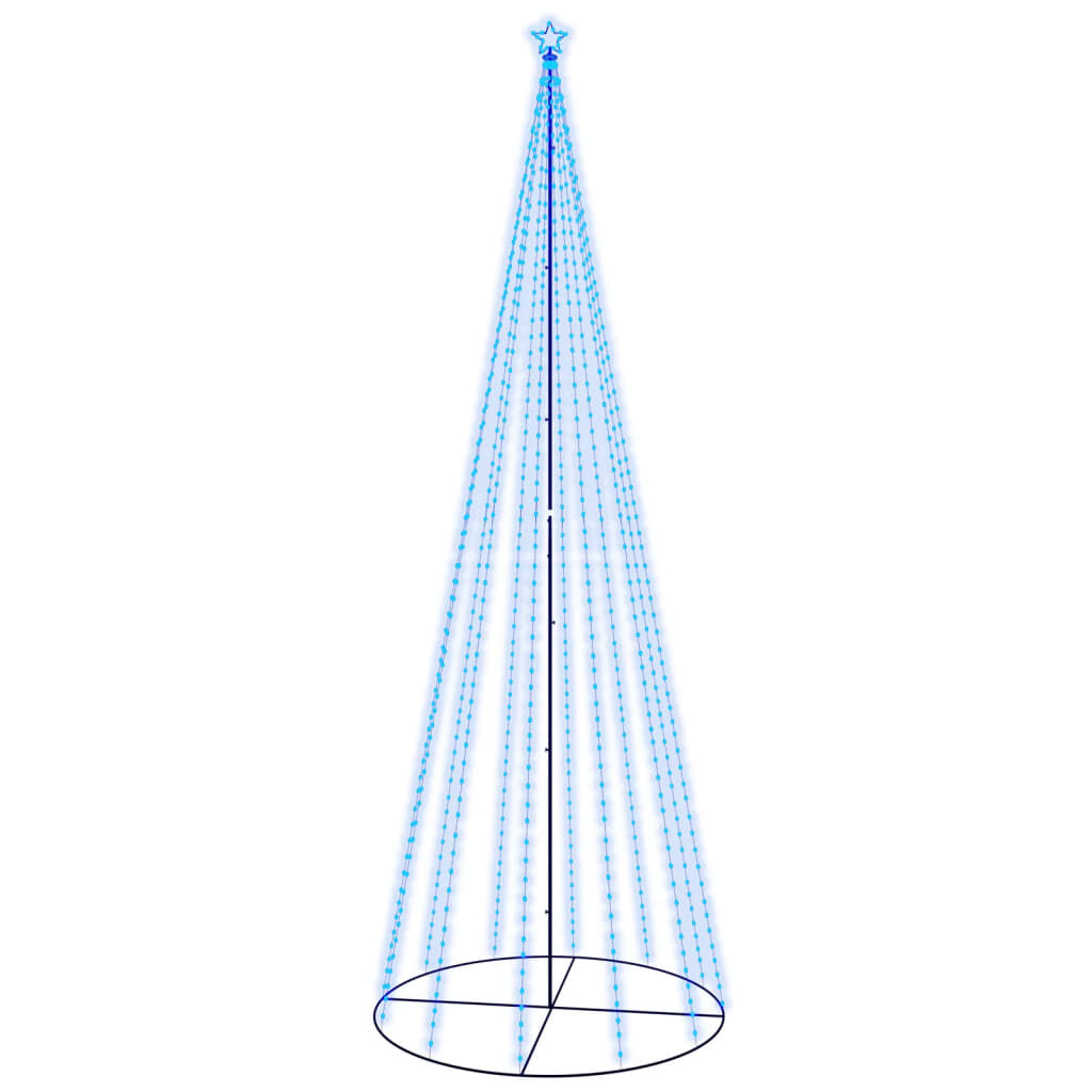 Χριστουγεννιάτικο Δέντρο Κώνος 732 LED Μπλε 160 x 500 εκ.