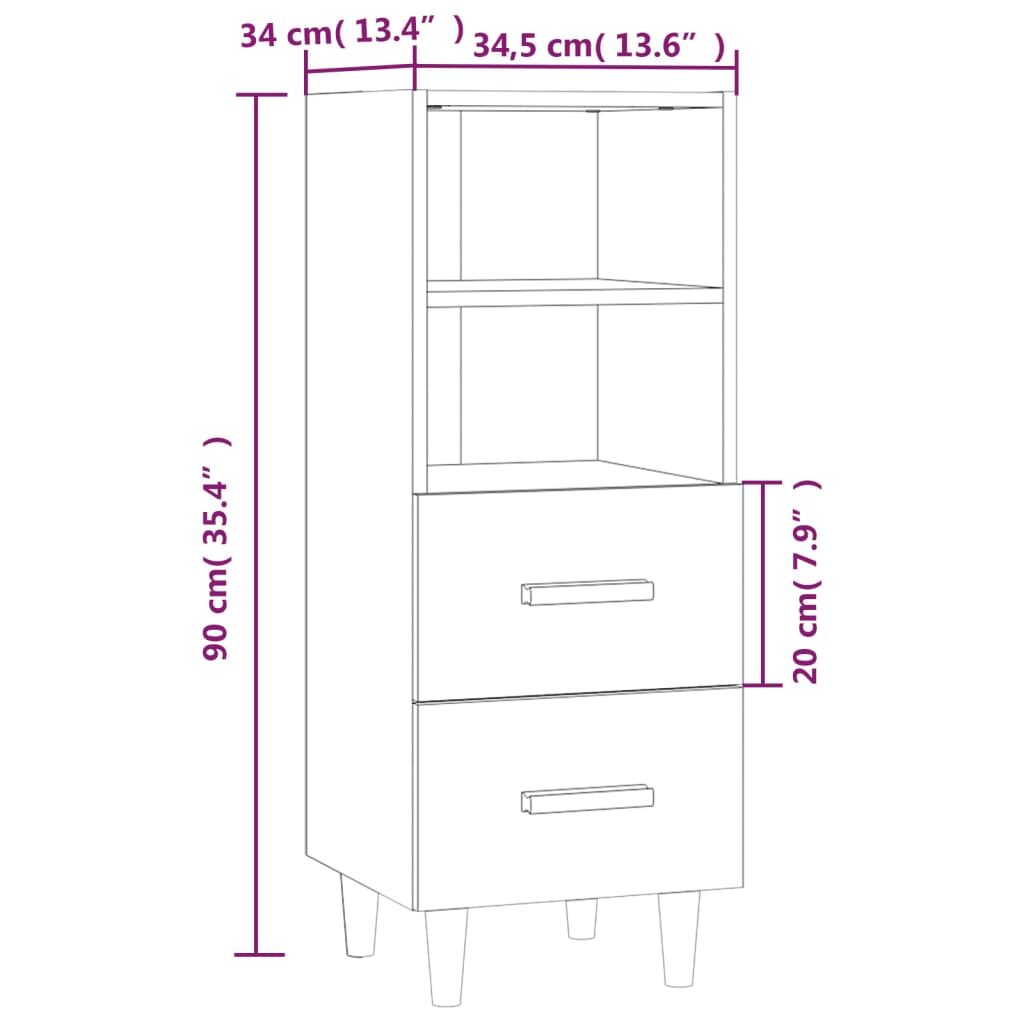 5 x 34 x 90 εκ. Επεξεργασμένο Ξύλο