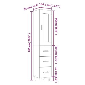 5x34x180 εκ. από Επεξεργασμένο Ξύλο