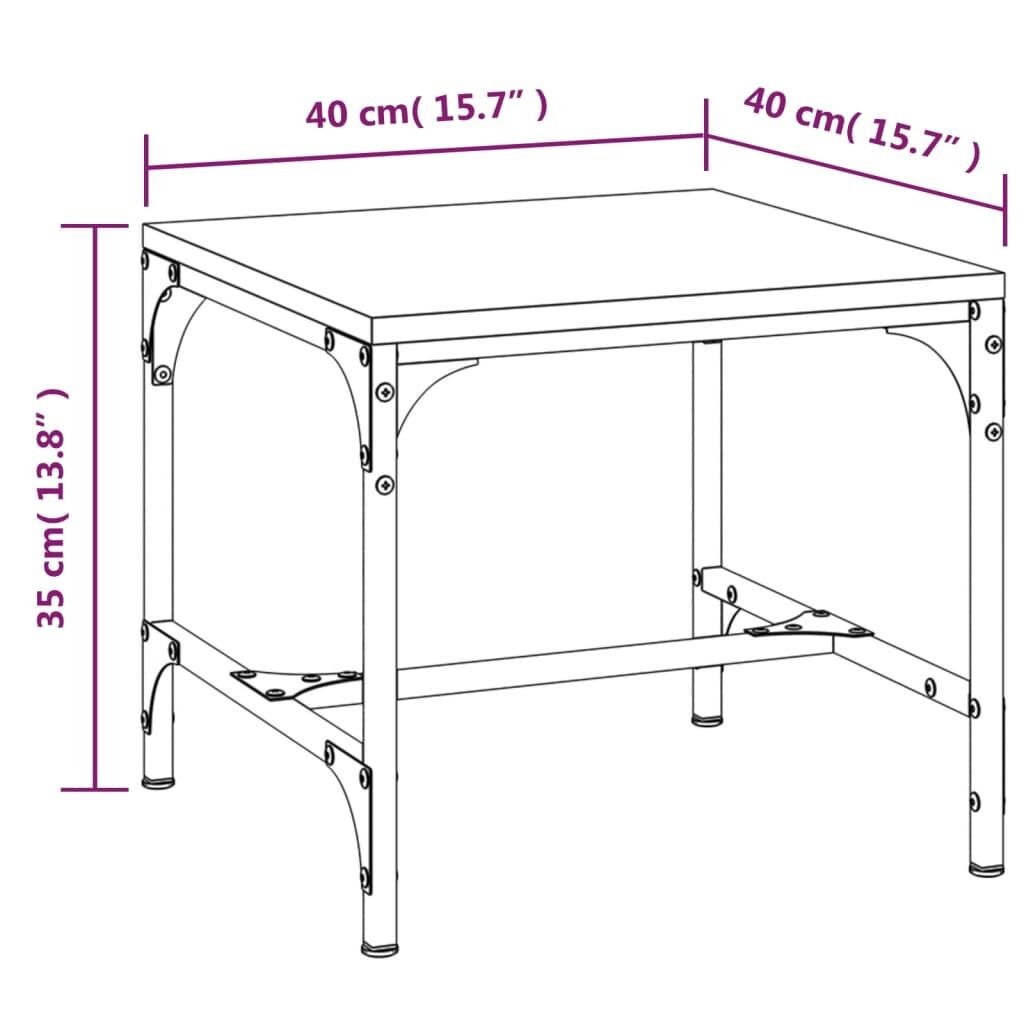 Βοηθητικό Τραπέζι Sonoma Δρυς 40x40x35 εκ. Επεξεργασμένο Ξύλο