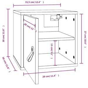 5x30x30εκ από Μασίφ Ξύλο Πεύκου