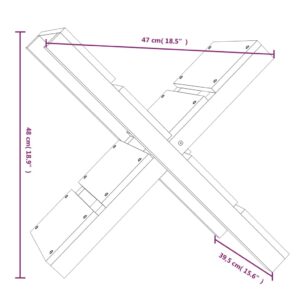 5 x 48 εκ. από Μασίφ Ξύλο Πεύκου