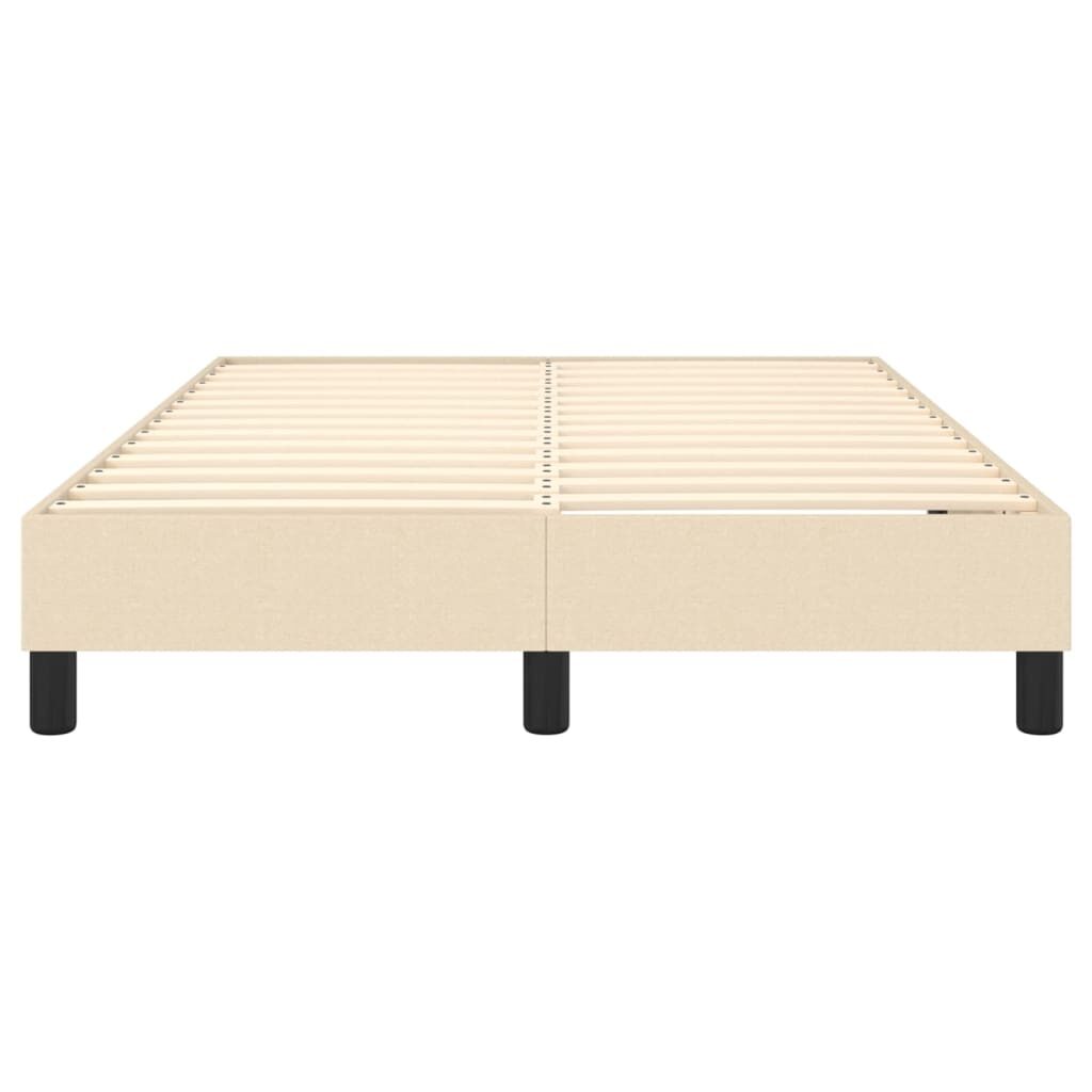 Πλαίσιο Κρεβατιού Boxspring Κρεμ 120x200 εκ. Υφασμάτινο