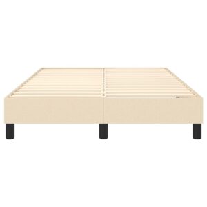 Πλαίσιο Κρεβατιού Boxspring Κρεμ 120x200 εκ. Υφασμάτινο