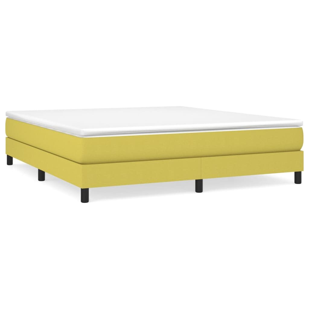 Πλαίσιο Κρεβατιού Boxspring Πράσινο 180x200 εκ. Υφασμάτινο