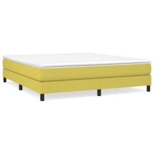 Πλαίσιο Κρεβατιού Boxspring Πράσινο 180x200 εκ. Υφασμάτινο