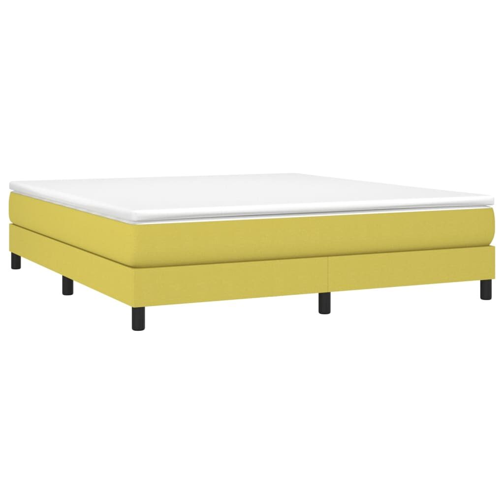 Πλαίσιο Κρεβατιού Boxspring Πράσινο 180x200 εκ. Υφασμάτινο