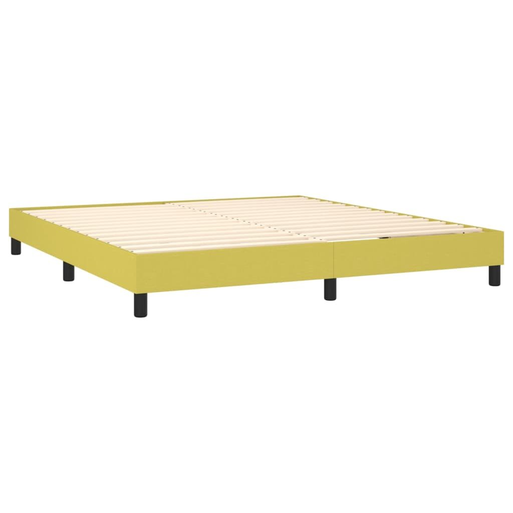 Πλαίσιο Κρεβατιού Boxspring Πράσινο 180x200 εκ. Υφασμάτινο