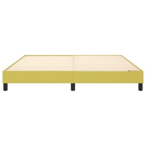 Πλαίσιο Κρεβατιού Boxspring Πράσινο 180x200 εκ. Υφασμάτινο