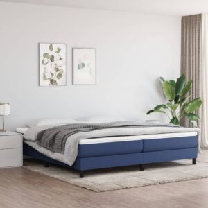 Πλαίσιο Κρεβατιού Boxspring Μπλε 200x200 εκ. Υφασμάτινο