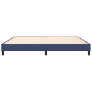 Πλαίσιο Κρεβατιού Boxspring Μπλε 200x200 εκ. Υφασμάτινο