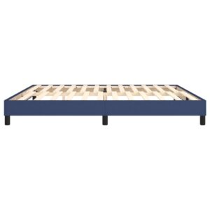 Πλαίσιο Κρεβατιού Boxspring Μπλε 200x200 εκ. Υφασμάτινο