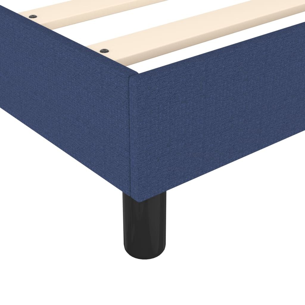 Πλαίσιο Κρεβατιού Boxspring Μπλε 200x200 εκ. Υφασμάτινο