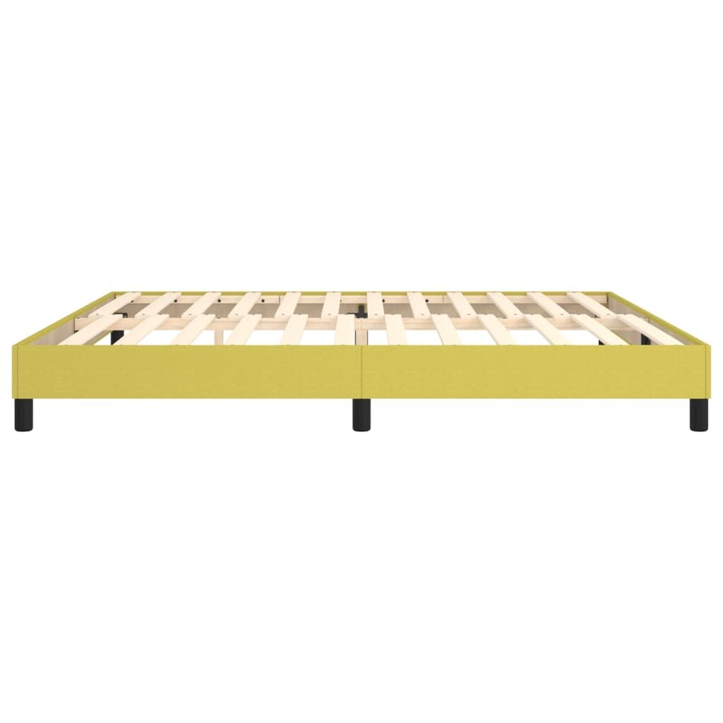 Πλαίσιο Κρεβατιού Boxspring Πράσινο 200x200 εκ. Υφασμάτινο