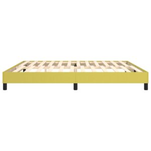 Πλαίσιο Κρεβατιού Boxspring Πράσινο 200x200 εκ. Υφασμάτινο