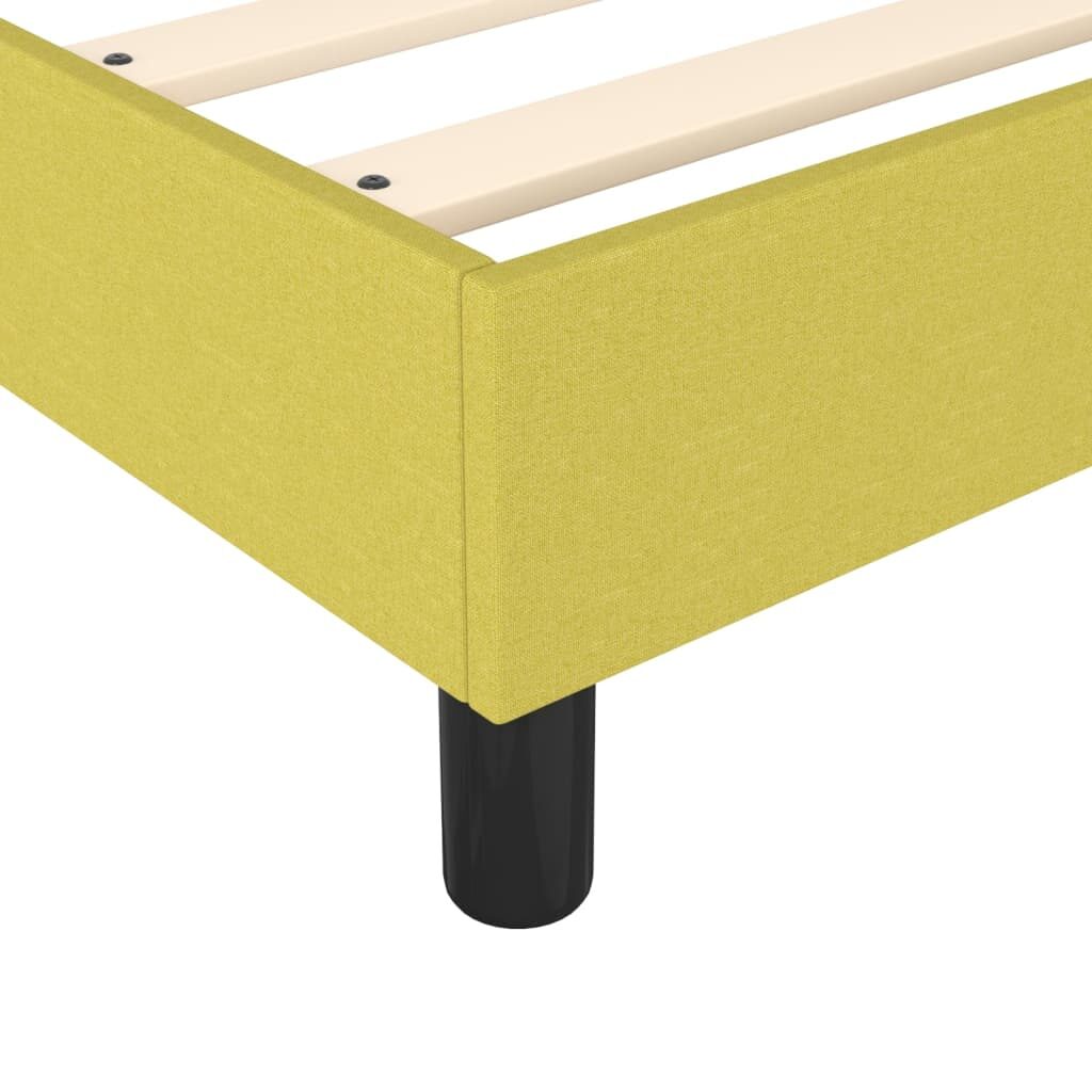 Πλαίσιο Κρεβατιού Boxspring Πράσινο 200x200 εκ. Υφασμάτινο