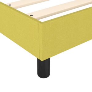 Πλαίσιο Κρεβατιού Boxspring Πράσινο 200x200 εκ. Υφασμάτινο