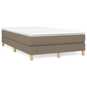 Πλαίσιο Κρεβατιού Boxspring Taupe 120x200 εκ. Υφασμάτινο