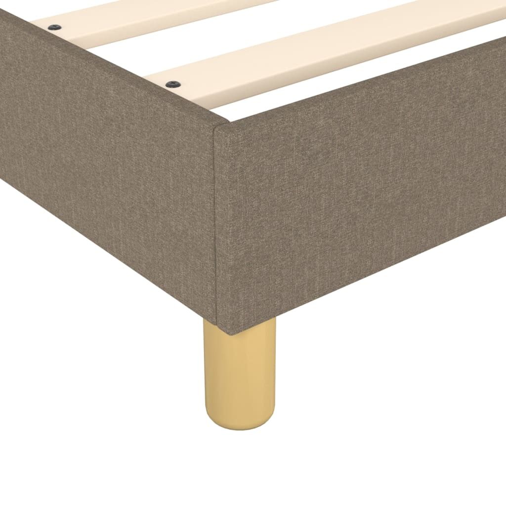 Πλαίσιο Κρεβατιού Boxspring Taupe 120x200 εκ. Υφασμάτινο