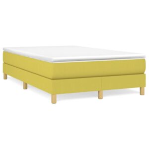 Πλαίσιο Κρεβατιού Boxspring Πράσινο 120x200 εκ. Υφασμάτινο