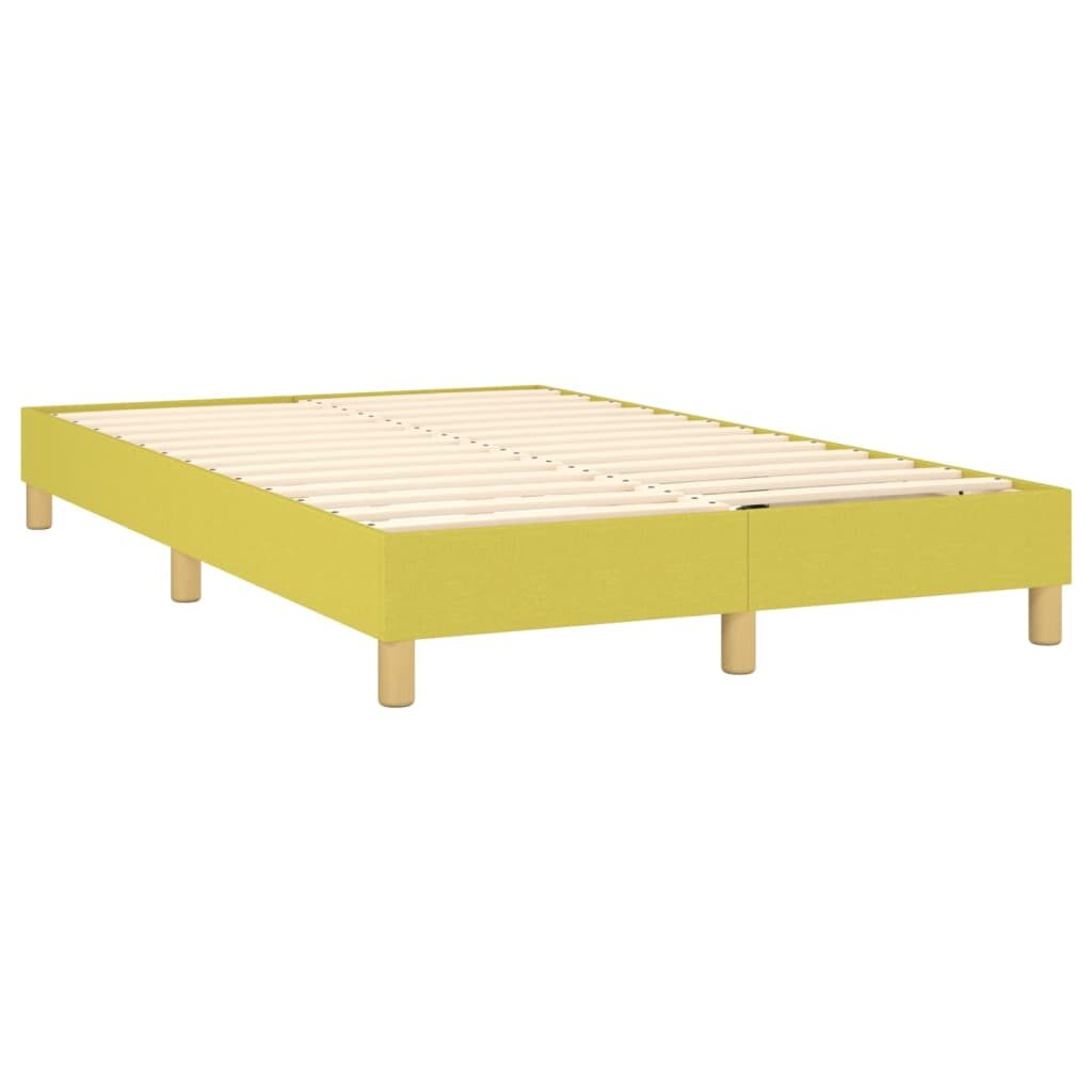 Πλαίσιο Κρεβατιού Boxspring Πράσινο 120x200 εκ. Υφασμάτινο