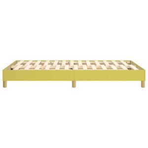 Πλαίσιο Κρεβατιού Boxspring Πράσινο 120x200 εκ. Υφασμάτινο