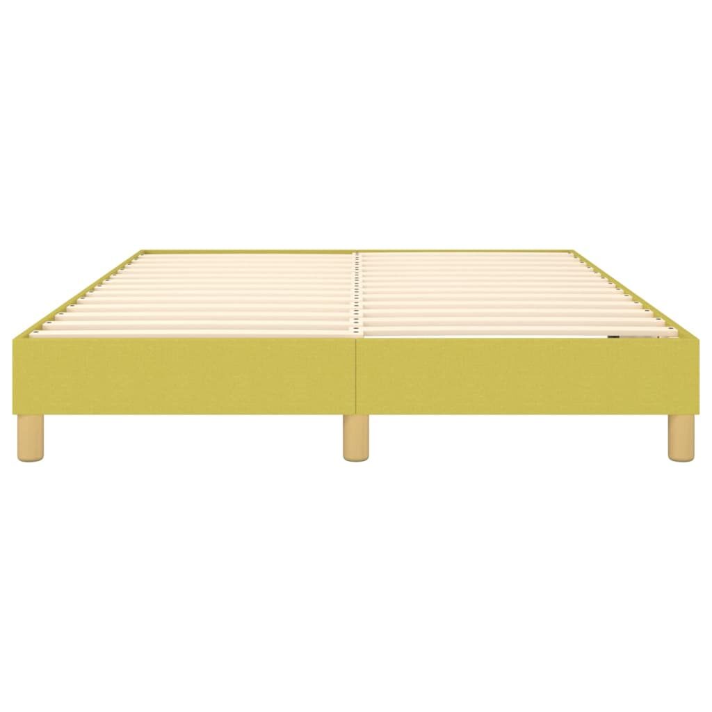 Πλαίσιο Κρεβατιού Boxspring Πράσινο 140 x 190 εκ. Υφασμάτινο