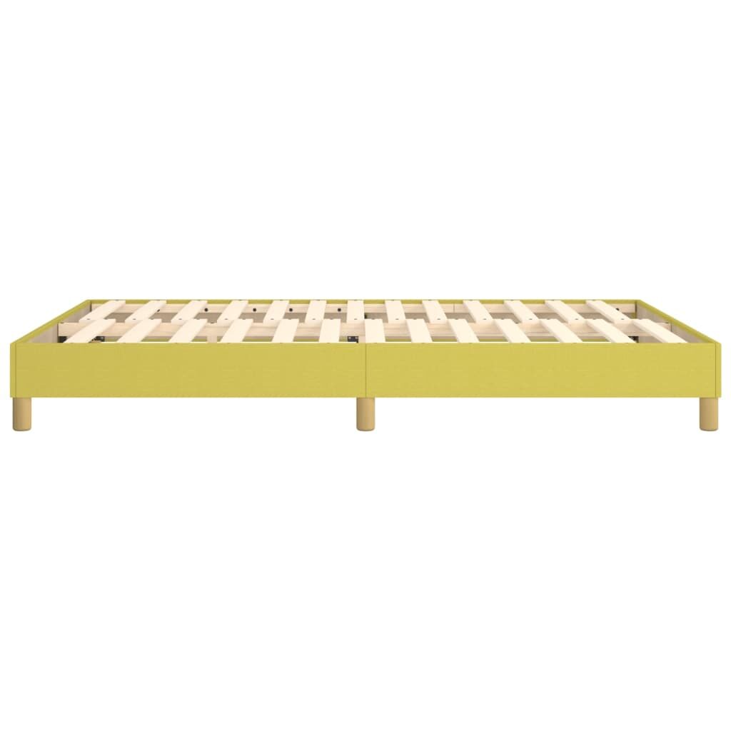 Πλαίσιο Κρεβατιού Boxspring Πράσινο 140 x 190 εκ. Υφασμάτινο