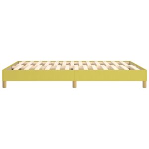 Πλαίσιο Κρεβατιού Boxspring Πράσινο 140 x 190 εκ. Υφασμάτινο