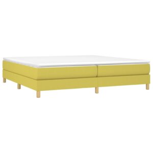 Πλαίσιο Κρεβατιού Boxspring Πράσινο 200x200 εκ. Υφασμάτινο