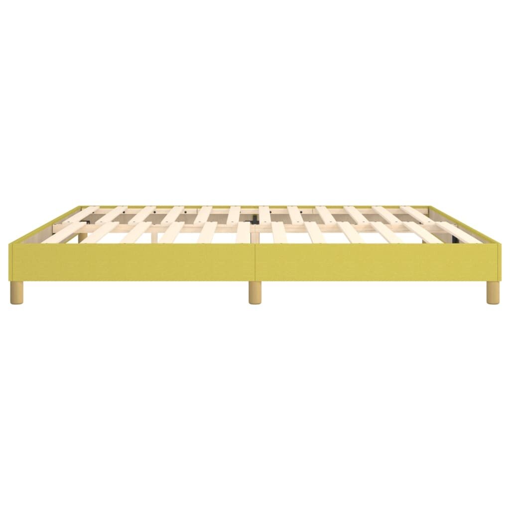 Πλαίσιο Κρεβατιού Boxspring Πράσινο 200x200 εκ. Υφασμάτινο