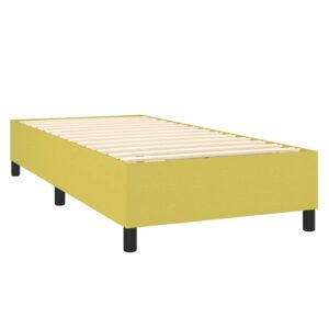 Πλαίσιο Κρεβατιού Boxspring Πράσινο 90x190 εκ. Υφασμάτινο