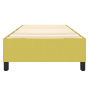 Πλαίσιο Κρεβατιού Boxspring Πράσινο 90x190 εκ. Υφασμάτινο