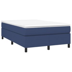 Πλαίσιο Κρεβατιού Boxspring Μπλε 120x200 εκ. Υφασμάτινο