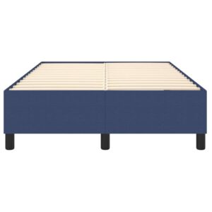 Πλαίσιο Κρεβατιού Boxspring Μπλε 120x200 εκ. Υφασμάτινο