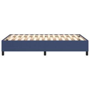 Πλαίσιο Κρεβατιού Boxspring Μπλε 120x200 εκ. Υφασμάτινο