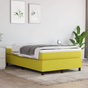 Πλαίσιο Κρεβατιού Boxspring Πράσινο 120x200 εκ. Υφασμάτινο