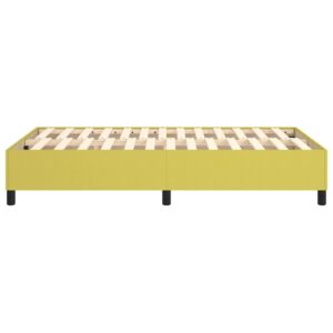 Πλαίσιο Κρεβατιού Boxspring Πράσινο 120x200 εκ. Υφασμάτινο