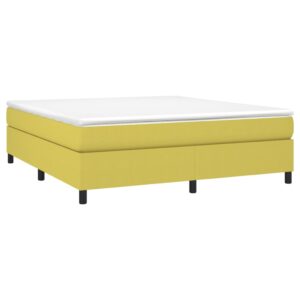 Πλαίσιο Κρεβατιού Boxspring Πράσινο 180x200 εκ. Υφασμάτινο