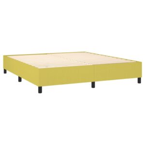 Πλαίσιο Κρεβατιού Boxspring Πράσινο 180x200 εκ. Υφασμάτινο