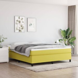 Πλαίσιο Κρεβατιού Boxspring Πράσινο 180x200 εκ. Υφασμάτινο