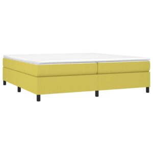 Πλαίσιο Κρεβατιού Boxspring Πράσινο 200x200 εκ. Υφασμάτινο