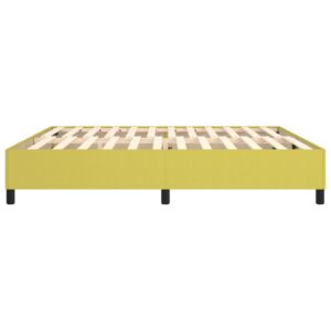 Πλαίσιο Κρεβατιού Boxspring Πράσινο 200x200 εκ. Υφασμάτινο