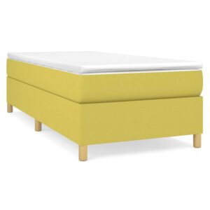 Πλαίσιο Κρεβατιού Boxspring Πράσινο 90x190 εκ. Υφασμάτινο