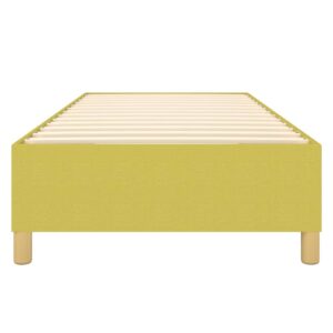 Πλαίσιο Κρεβατιού Boxspring Πράσινο 90x190 εκ. Υφασμάτινο