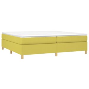 Πλαίσιο Κρεβατιού Boxspring Πράσινο 200x200 εκ. Υφασμάτινο