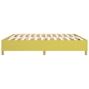 Πλαίσιο Κρεβατιού Boxspring Πράσινο 200x200 εκ. Υφασμάτινο