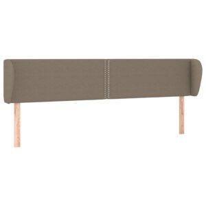 Κεφαλάρι με Πτερύγια Taupe 163x23x78/88 εκ. Υφασμάτινο