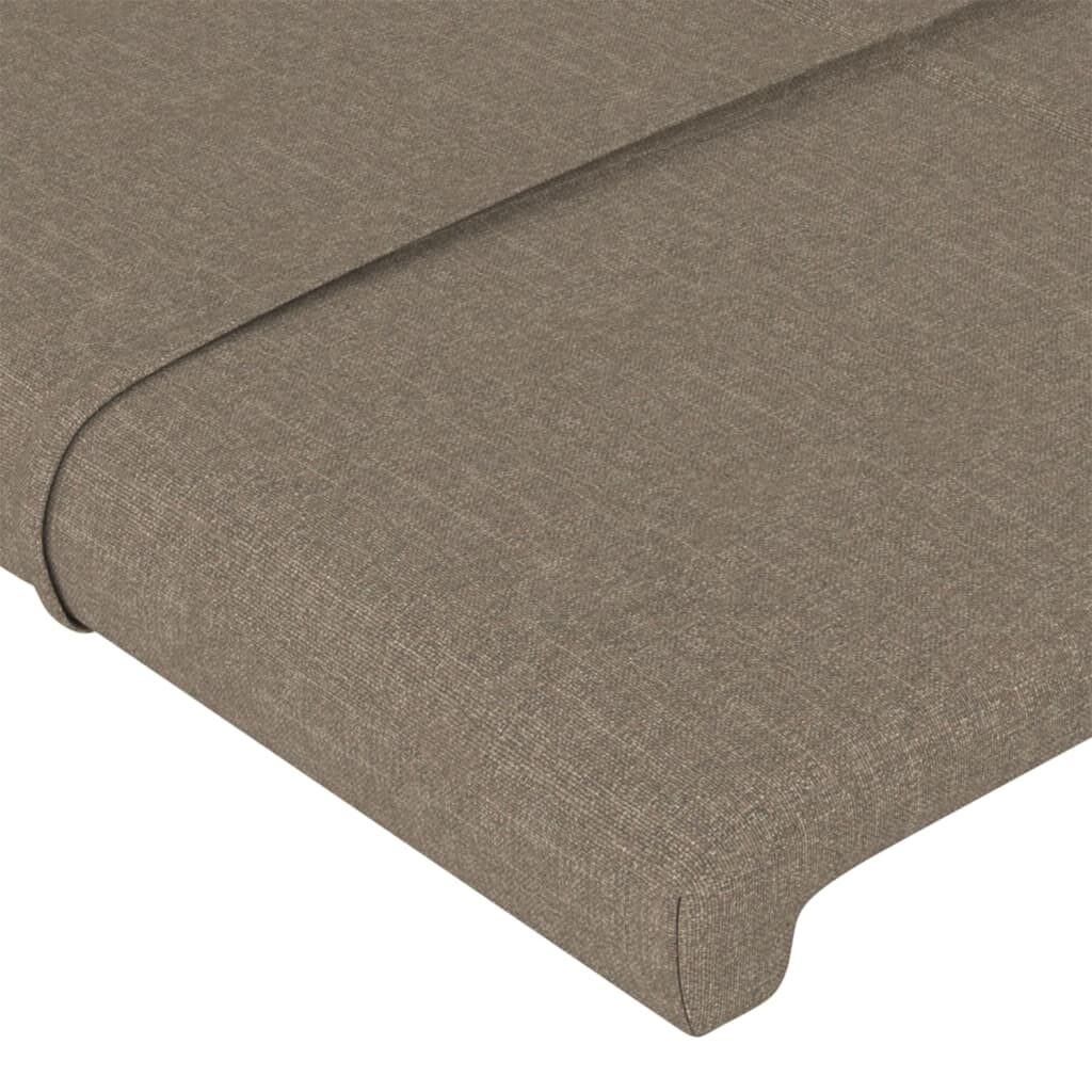 Κεφαλάρι με Πτερύγια Taupe 83 x 23 x 78/88 εκ. Υφασμάτινο