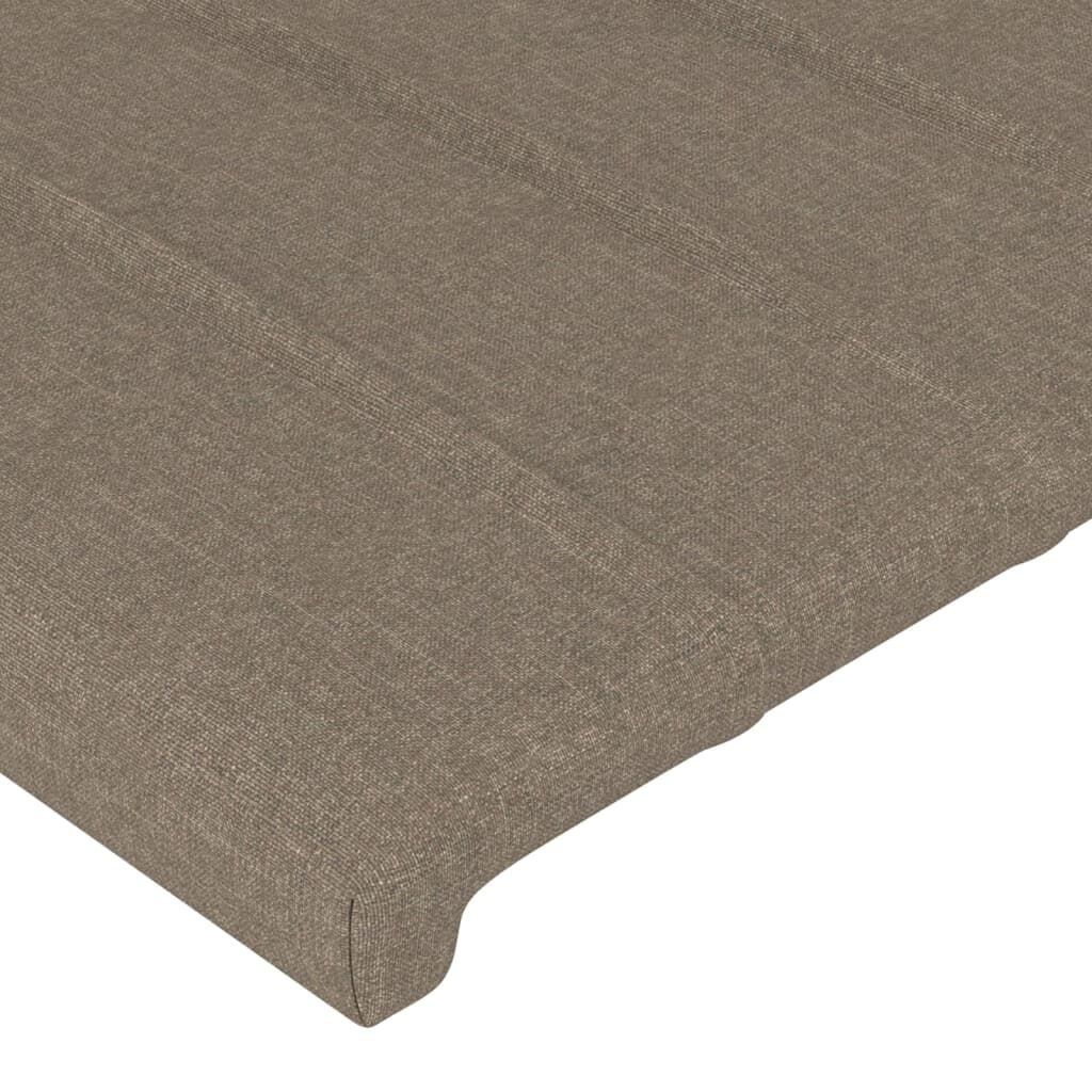 Κεφαλάρι με Πτερύγια Taupe 83 x 23 x 78/88 εκ. Υφασμάτινο